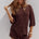 SAMIA TOP - CHOCOLATE