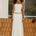 SAMIRAH LOW WAISTED LACE MAXI SKIRT - CREAM