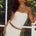 SAMIRAH HALTER LACE TOP - CREAM
