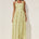 SAMMI HALTER MIDI DRESS - LEMON/CHOC POLKA