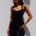 SAMMY BACKLESS HALTER TOP - BLACK