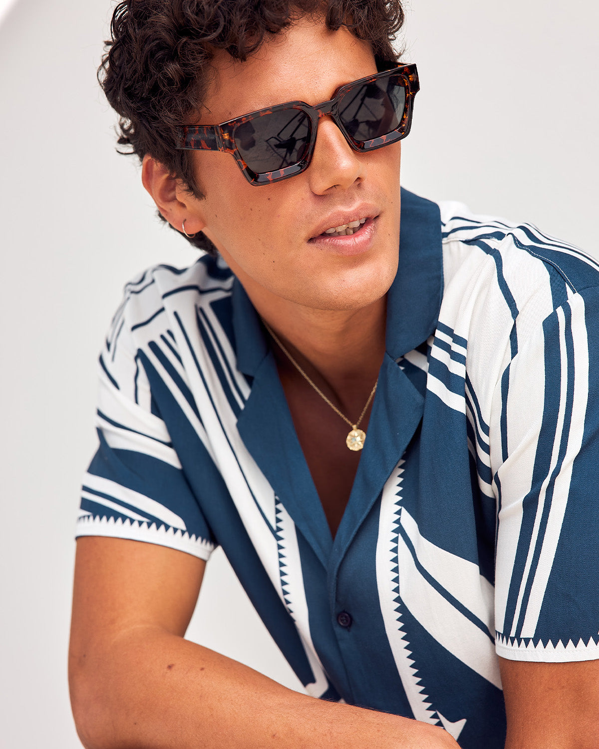 SAM SHORT SLEEVE SHIRT - SAM NAVY - SAMSHORTSLEEVESHIRTXSAMTAILOREDSHORT-SAMNAVY-6