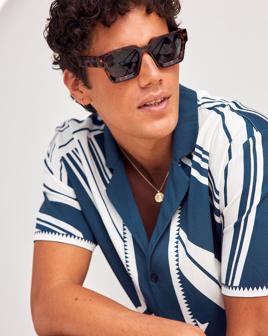 SAM SHORT SLEEVE SHIRT - SAM NAVY - SAMSHORTSLEEVESHIRTXSAMTAILOREDSHORT-SAMNAVY-6