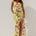 SANTONIA HALTER CORSET MAXI DRESS - KENDALL YELLOW
