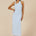 SAPHIRA LONG MIDI DRESS - ICE BLUE