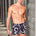 SARDINIA SWIM BOARDSHORTS - BLACK/CREAM