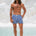 SARDINIA SHORT - BLUE STRIPE
