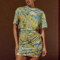 SARICO MINI DRESS - ANACAPRI LEMON