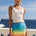 OPHIRA MINI SKIRT - SUNRISE OMBRE