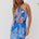 SHELLIE KEYHOLE HALTER TOP - SHELLIE BLUE