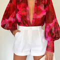 Calista Shirt - Pink Floral