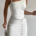 LORENZO MINI DRESS - WHITE