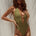 SICILY DEEP-V ONE PIECE SWIMSUIT - OLIVE