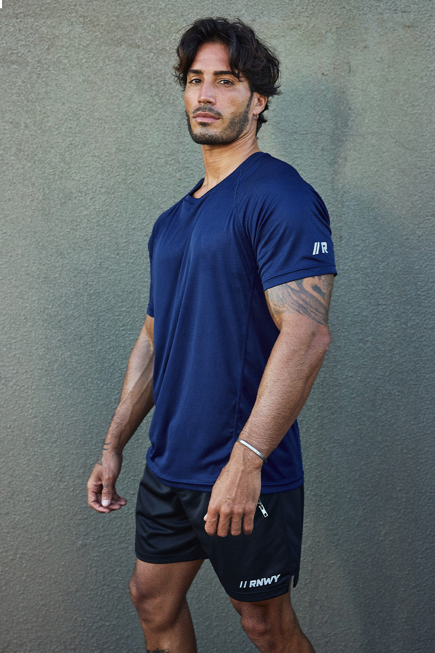 SLASH SHORT SLEEVE TOP - NAVY - SLASHSHORTSLEEVETOP-NAVY-4