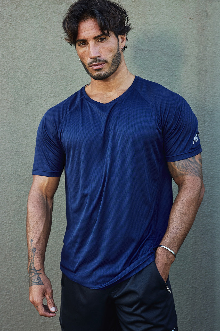 SLASH SHORT SLEEVE TOP - NAVY - SLASHSHORTSLEEVETOP-NAVY-6