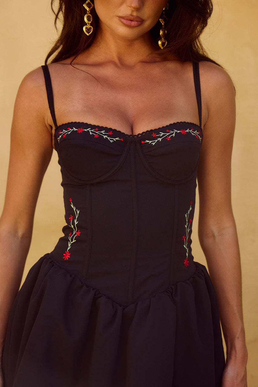 SOCORA MINI DRESS - BLACK - SOCORAMINIDRESSBLACK_9