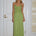 SOL RUCHED MAXI DRESS - PALM