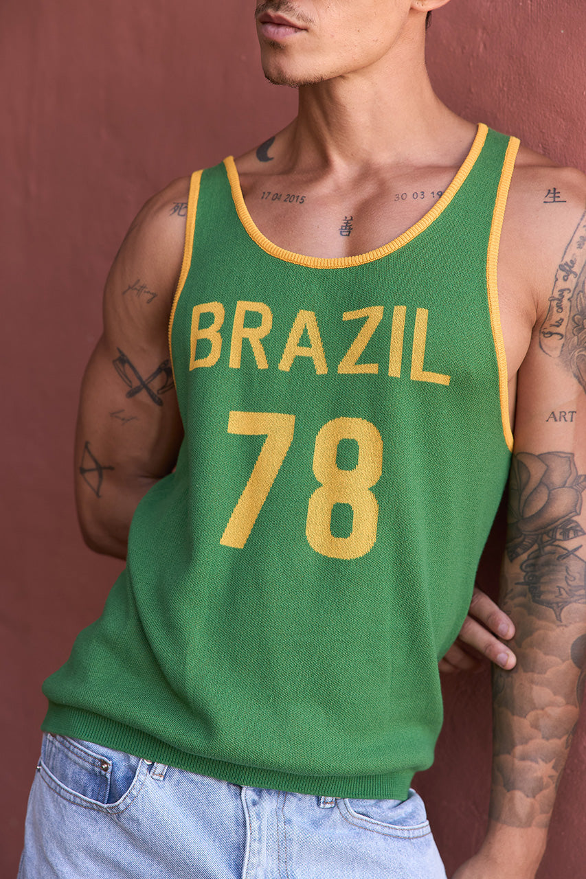 SORETTI KNIT TANK - BRAZIL GREEN - SORETTIKNITTANK-BRAZILGREEN-1