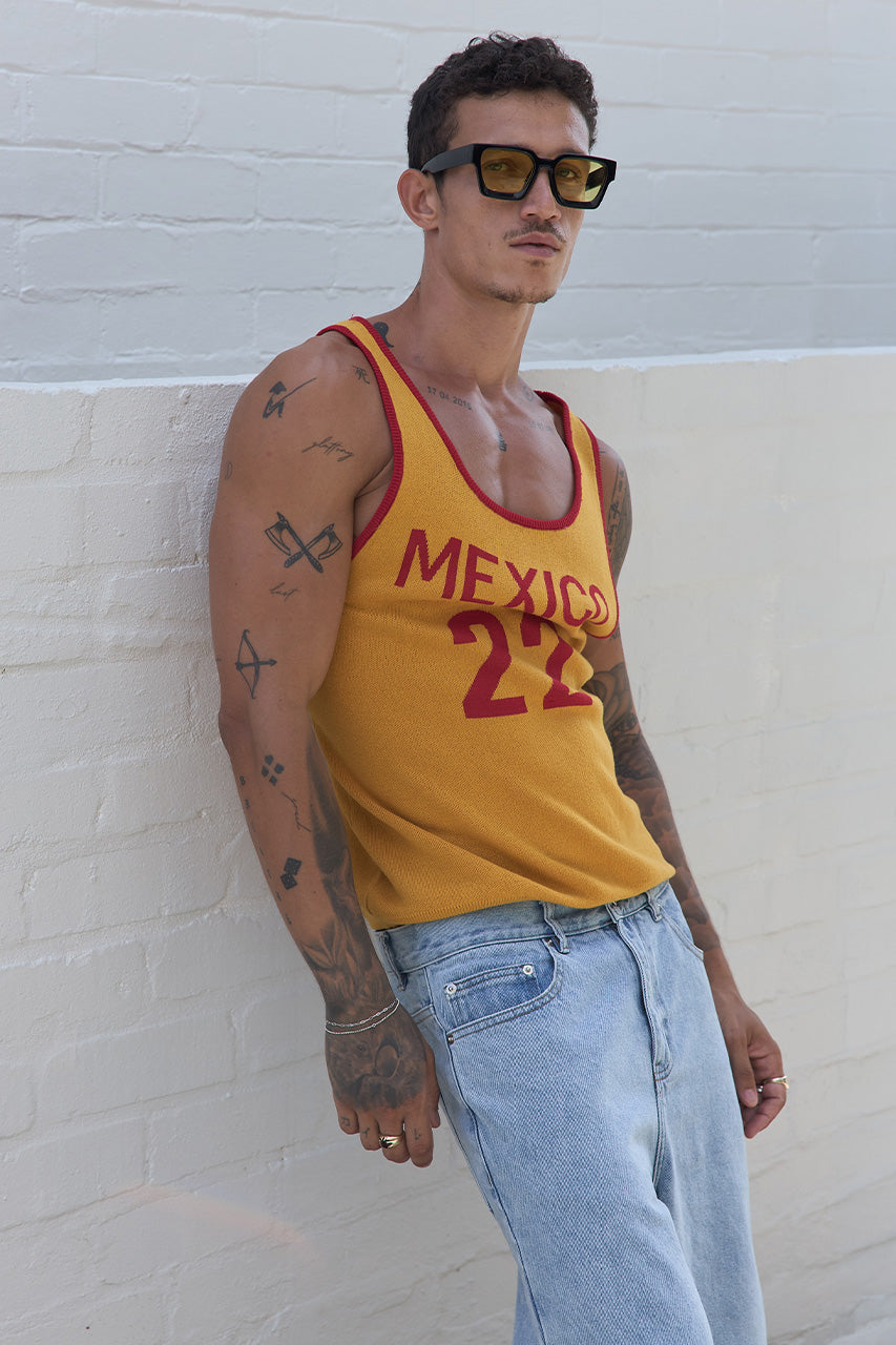 SORETTI KNIT TANK - MEXICO PAPAYA - SORETTIKNITTANK-MEXICOPAPAYA-3