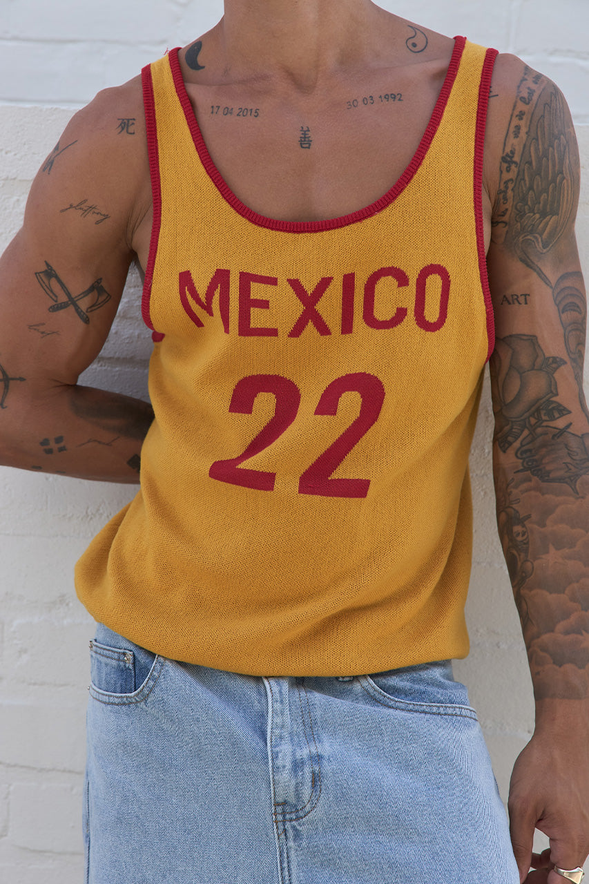 SORETTI KNIT TANK - MEXICO PAPAYA - SORETTIKNITTANK-MEXICOPAPAYA