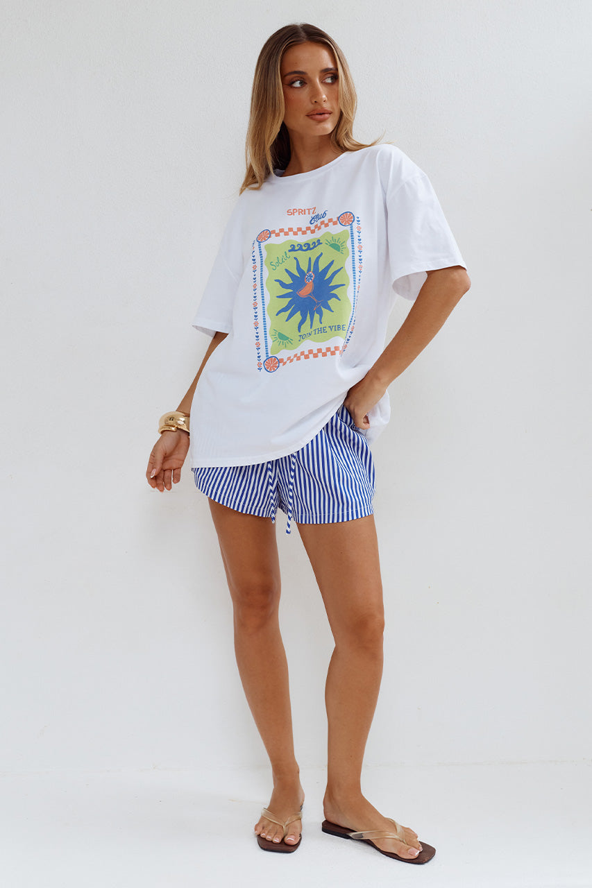 SPRITZ GRAPHIC SHIRT - SPRITZ MULTI XXL - SPRITZGRAPHICT-SHIRT-SPRITZMULTIXTILKAELASTICEDTIEWAISTSHORTS-BLUESTRIPE-01