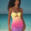 STELLAR MINI DRESS - CANDY OMBRE