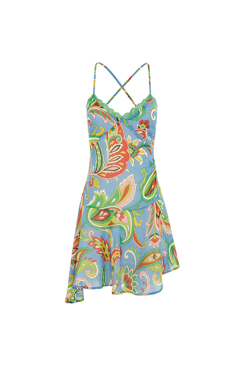 SURREY MINI DRESS - CARINA PRINT - SURREYMINIDRESS