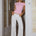 ZAVI STRAIGHT LEG JEANS - WHITE