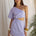 SUZANNA MINI DRESS - PURPLE