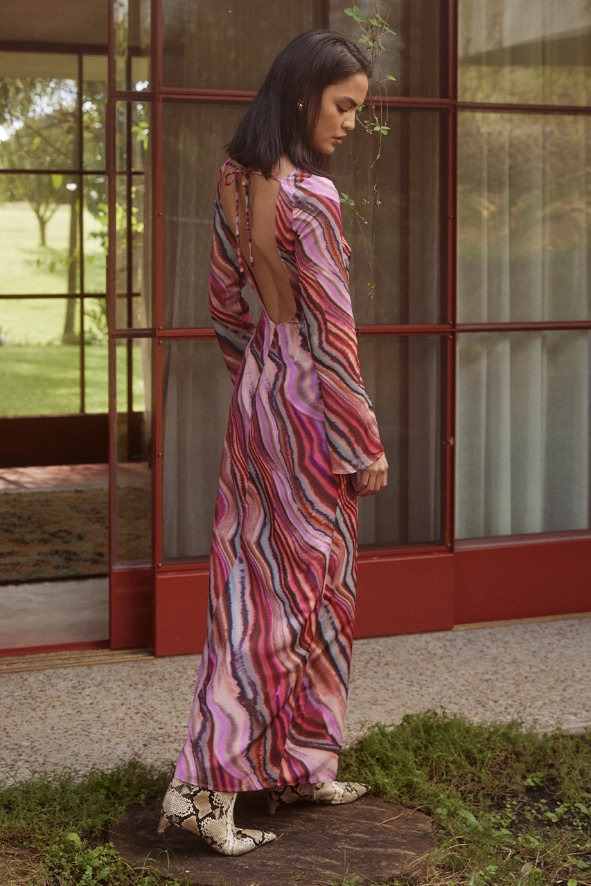 APOSTLE MAXI DRESS - APOSTLE PRINT - SW-2405240715