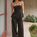 CAYLA PANT - BLACK/WHITE