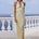 SYLVIE PLUNGE V-NECK MAXI DRESS - BUTTERMILK