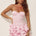 TABITHA BUSTIER RUFFLE MINI DRESS - MUSK