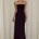 TALEAH STRAPLESS CORSET MAXI DRESS - BLACK