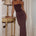 TALEAH STRAPLESS CORSET MAXI DRESS - ESPRESSO