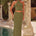TANZIA MAXI SKIRT - KHAKI
