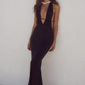 TAPIA MAXI DRESS - BLACK