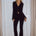 TASHI TAILORED FLARE PANTS - BLACK