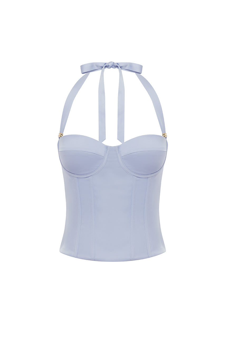TEGAN HALTER BUSTIER - BLUEBELL - TEGANHALTERBUSTIER-BLUEBELL