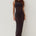TERA HIGH NECK MAXI DRESS - BLACK