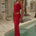 TERRIE MAXI SKIRT - CHERRY