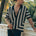 THEO KNIT  SHIRT - SAND/BLACK