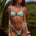 TIAGO HALTER RUCHED BIKINI TOP - LANA GREEN