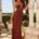 TISHA MAXI DRESS & BELLA BRIEF - ESPRESSO