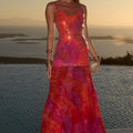 TULIA LOW BACK MAXI DRESS - SURI ORANGE
