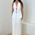 ROBYN MAXI SKIRT - WHITE