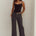 ZAVIER STRAIGHT LEG JEANS - BLACK/WHITE POLKA
