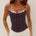 VALERIE LACE TRIM BUSTIER - BLACK/WHITE POLKA