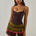VALERIE LACE TRIM BUSTIER - CHOCOLATE