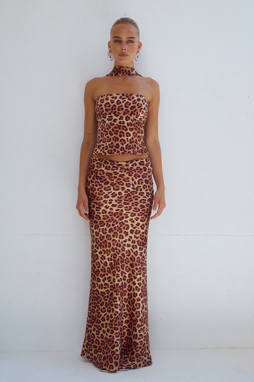 VERITY MAXI SKIRT - LEOPARD PRINT XXL - VERITYTOPLEOPARDPRINTxVERITYMAXISKIRTLEOPARDPRINT